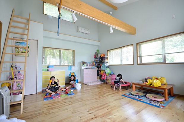 風の抜ける吹き抜けの和風住宅